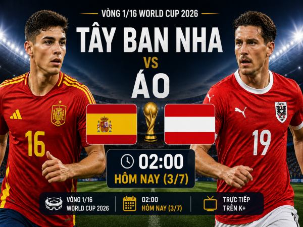 Số liệu về đội hình dự kiến Tây Ban Nha gặp Áo hôm nay