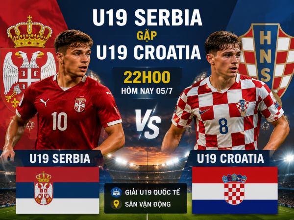 Số liệu về đội hình dự kiến U19 Serbia gặp U19 Croatia hôm nay
